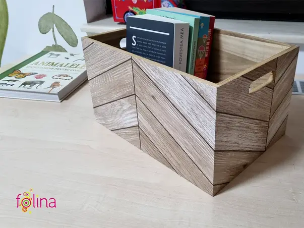 autocolant mobila dungi bej chevron