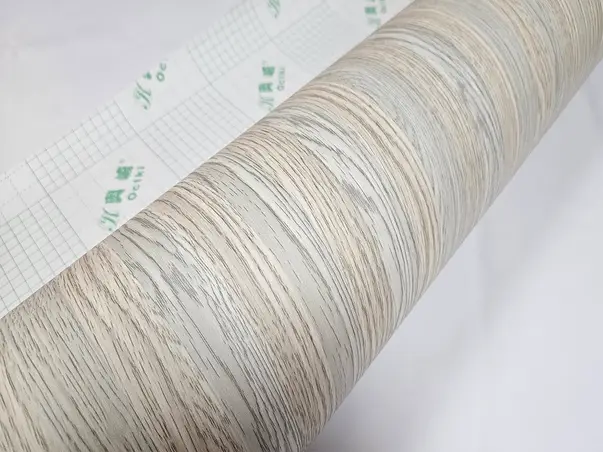 autocolant mobila lemn gri deschis folina