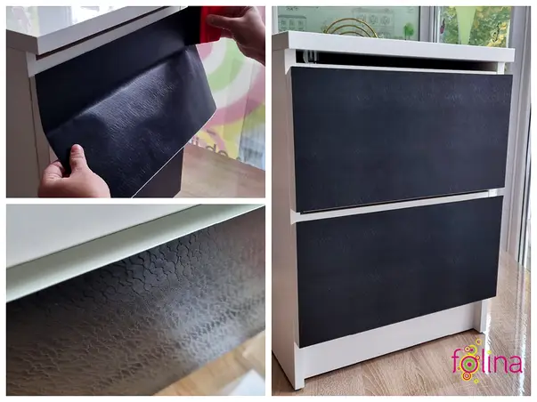 autocolant mobila living negru