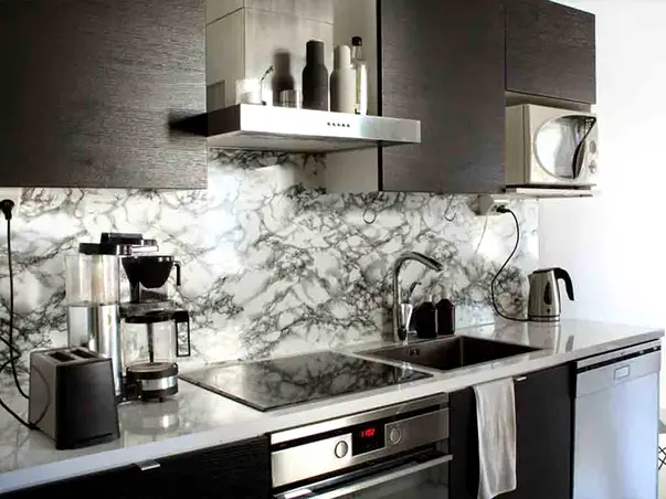 autocolant mobila marmura gri