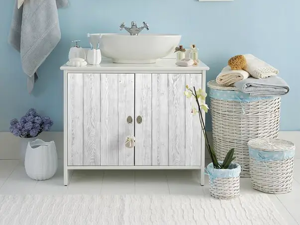 autocolant mobila shabby wood