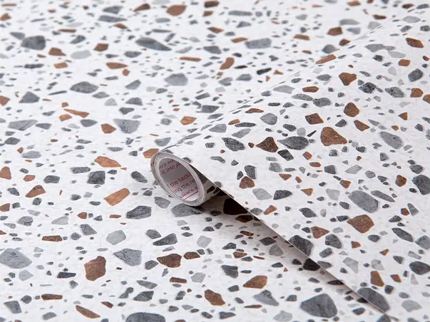 autocolant mobila terrazzo dcfix gri 67 cm latime