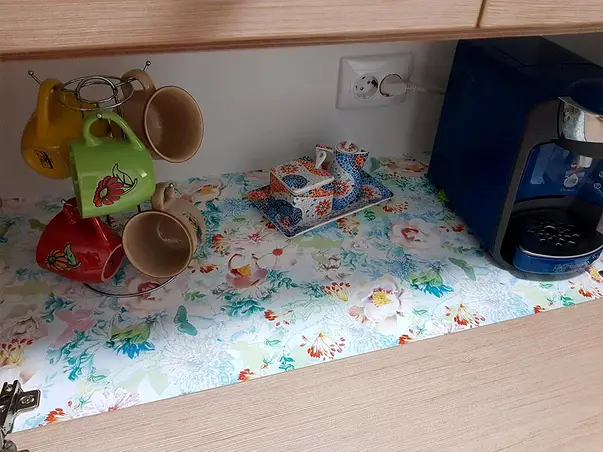 autocolant model floral pastel