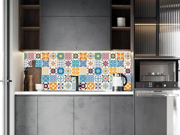 autocolant mozaic multicolor drg06