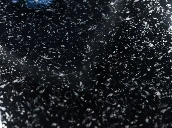 autocolant negru cu insertii argintii