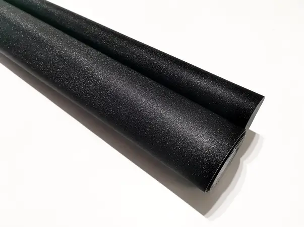 autocolant negru glitter folina cu sclipici