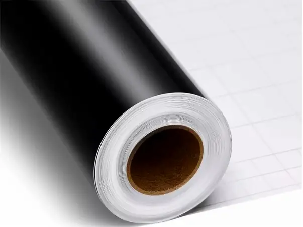 autocolant negru mat