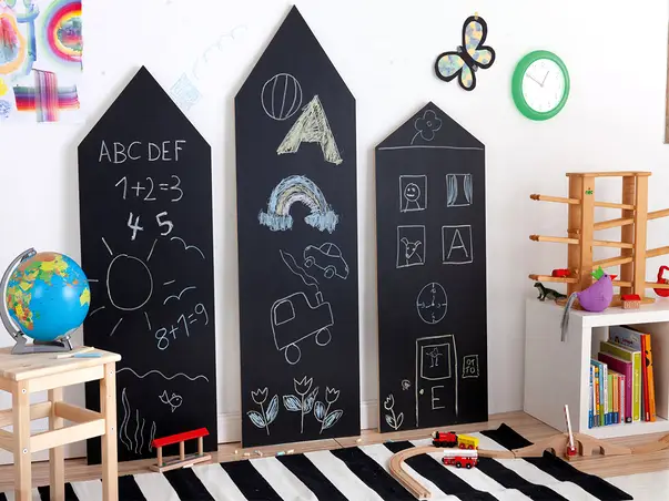 autocolant negru tip tabla