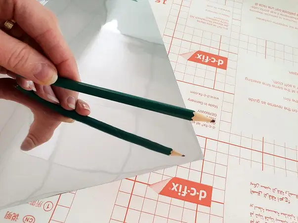 autocolant oglinda folina