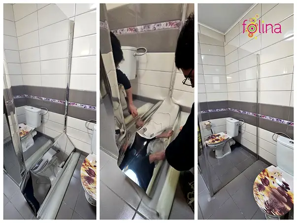 autocolant oglinda folina iasi