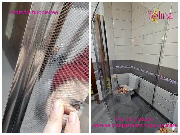 autocolant oglinda rola cu latime de 120 cm folina
