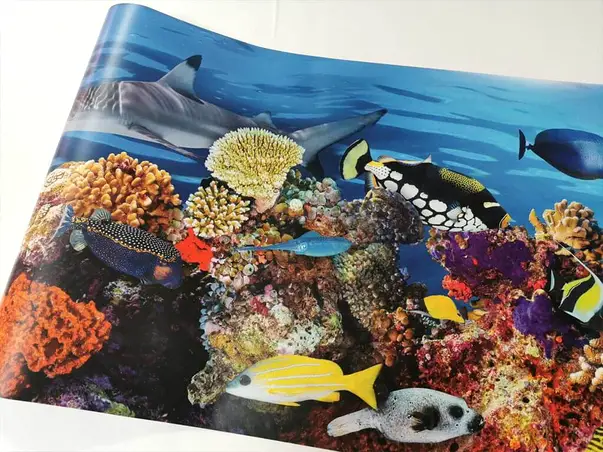 autocolant peisaj marin multicolor