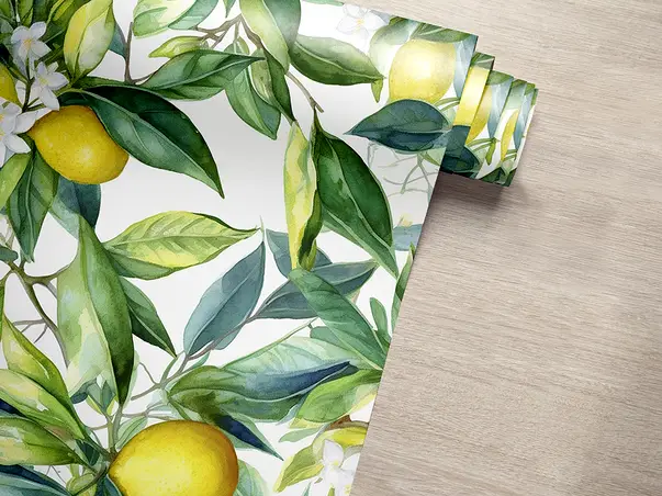 autocolant pentru mobila cu model lamai folina rola 50 200 cm s00