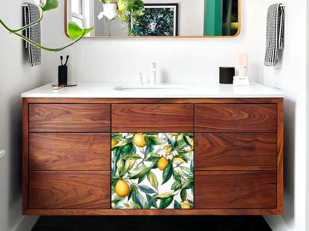 autocolant pentru mobila cu model lamai folina rola 50 200 cm s03