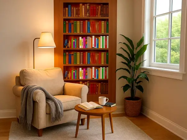 autocolant perete biblioteca folina