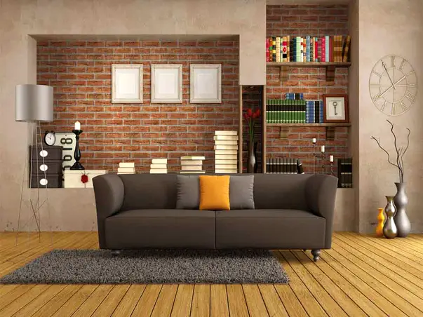 autocolant perete caramida