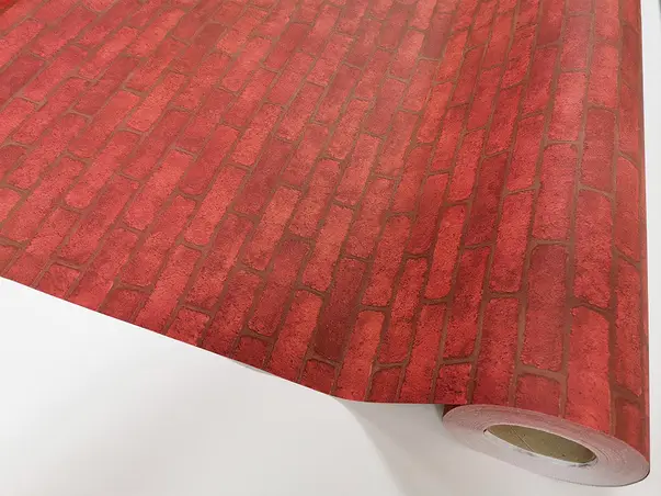 autocolant perete caramida rosie