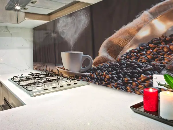 autocolant perete coffee