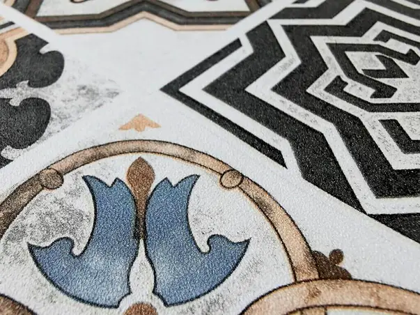 autocolant perete faianta bej rustica