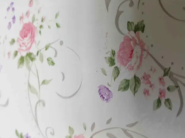 autocolant perete flori roz