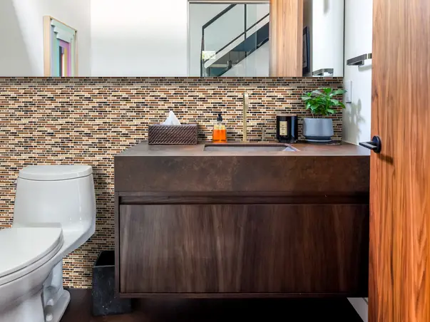 autocolant perete imitatie faianta bej si maro folina romana rola 67x200cm afp17 s04