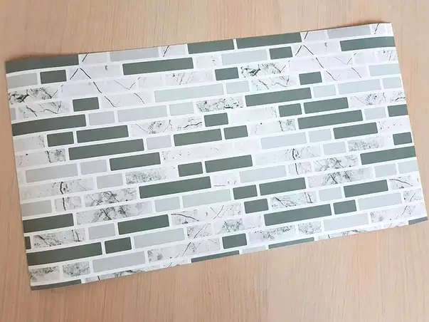 autocolant perete imitatie faianta gri folina paolo rola 67x200cm afp19 s06