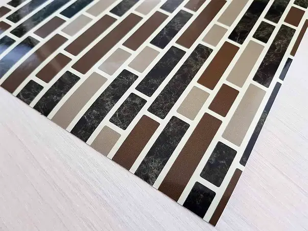 autocolant perete imitatie faianta maro folina merina rola 67x200cm afp18 s04