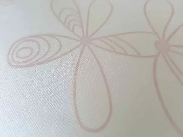 autocolant perete imprimeu floral bej