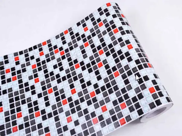 autocolant perete mozaic colorat