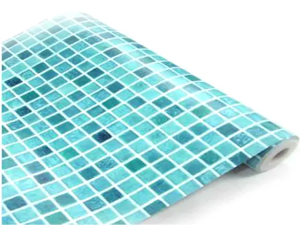 autocolant perete mozaic verde