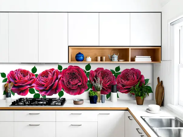 autocolant perete trandafiri 1