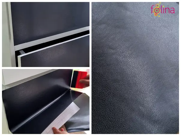 autocolant piele neagra folina