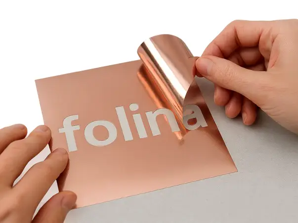 autocolant rose gold folina