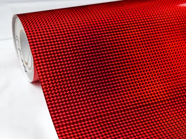 autocolant rosu holograma de la folina