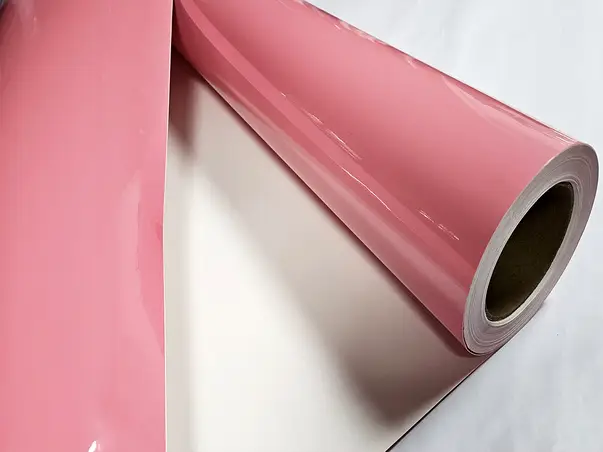 autocolant roz lucios folina