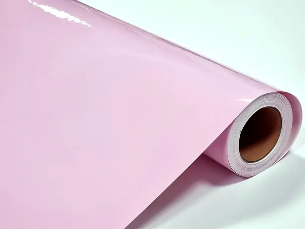 autocolant roz pal lucios