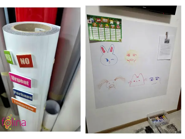 autocolant tabla de scris cu marker