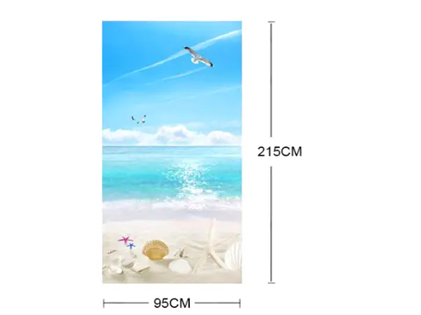 autocolant usa baie plaja