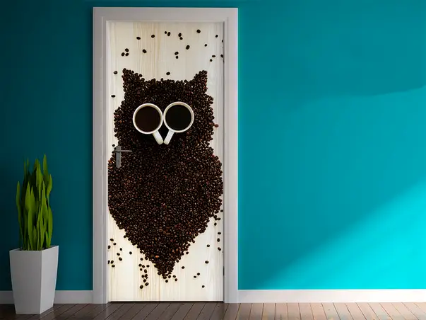 autocolant usa bufnita cafea 1