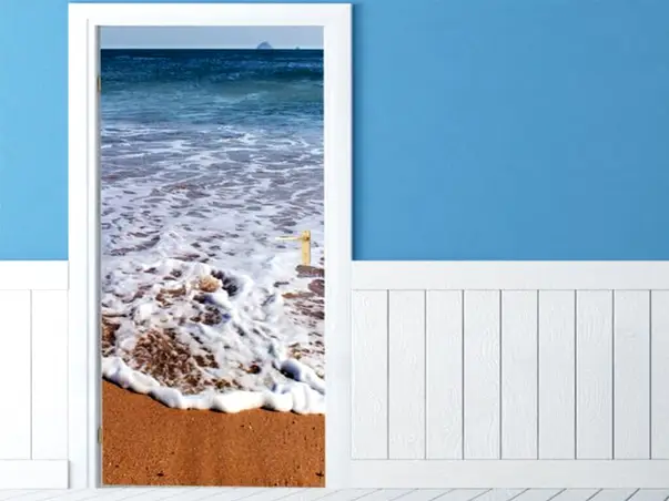 autocolant usa plaja