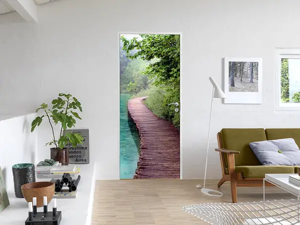 autocolant usa ponton model cu peisaj usf106 s1