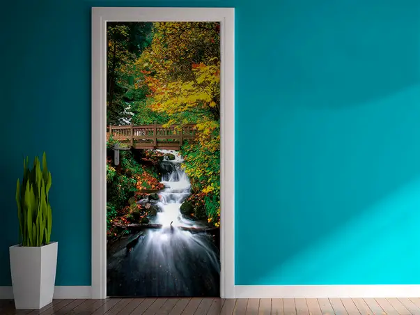 autocolant usa rau de munte folina 92 205 cm