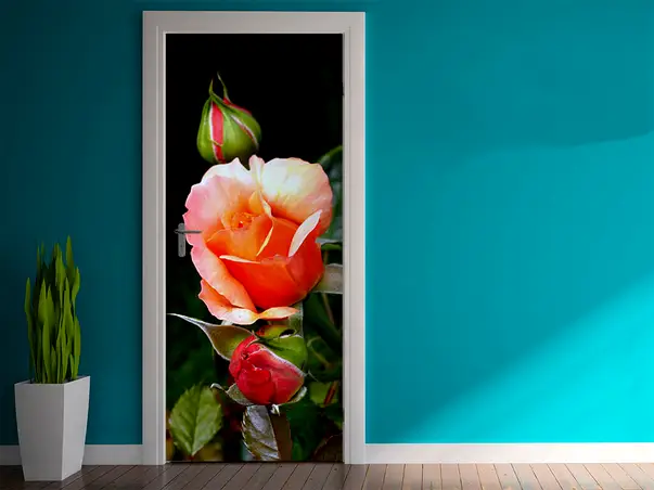 autocolant usa trandafir 1