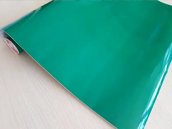 autocolant verde lucios smarald