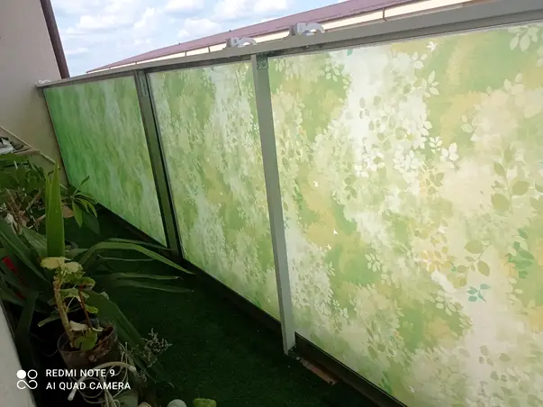 balcon folie verde summer