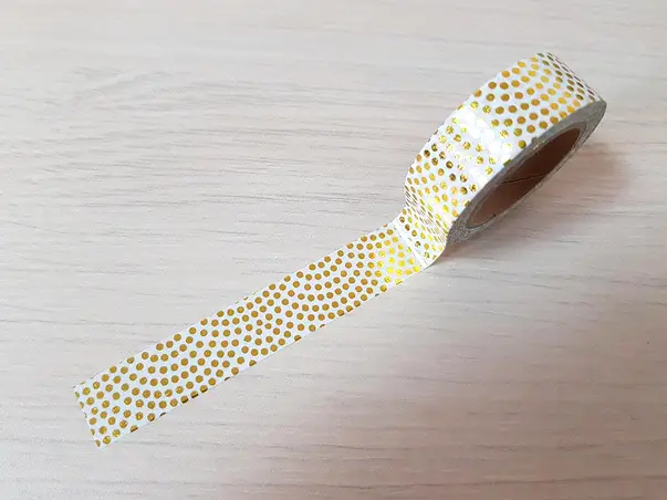 banda adeziva washi tape dots design