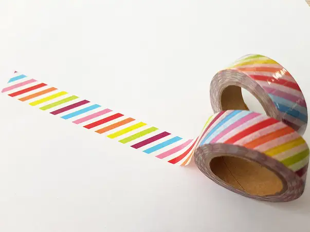 banda adeziva washi tape dungi colorate