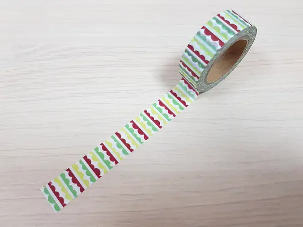 banda adeziva washi tape paco