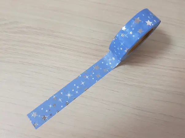 banda adeziva washi tape sky