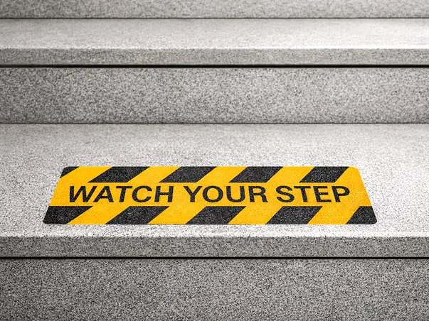 banda antiderapanta watch your step 3